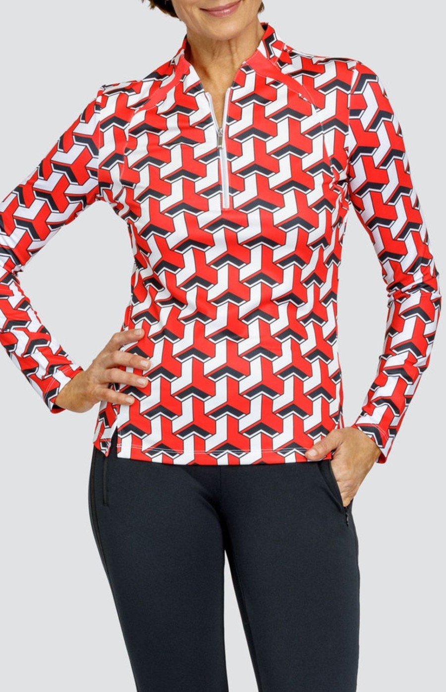 Golf Tail Activewear Long Sleeve | Preston Top - Astra Geo