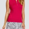 Golf Tail Activewear Sleeveless | Avaruby Top - Joli Red