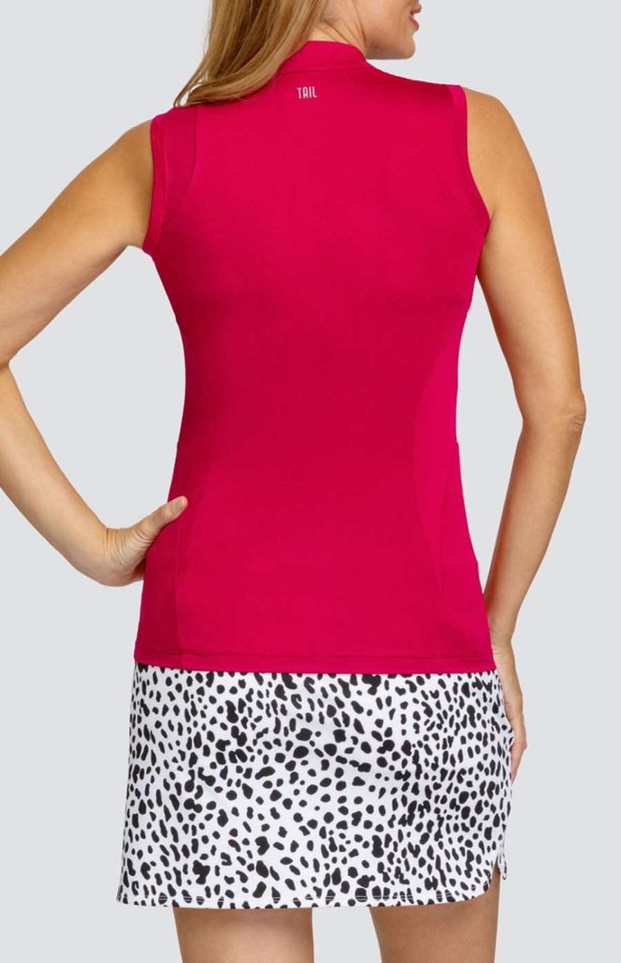 Golf Tail Activewear Sleeveless | Avaruby Top - Joli Red