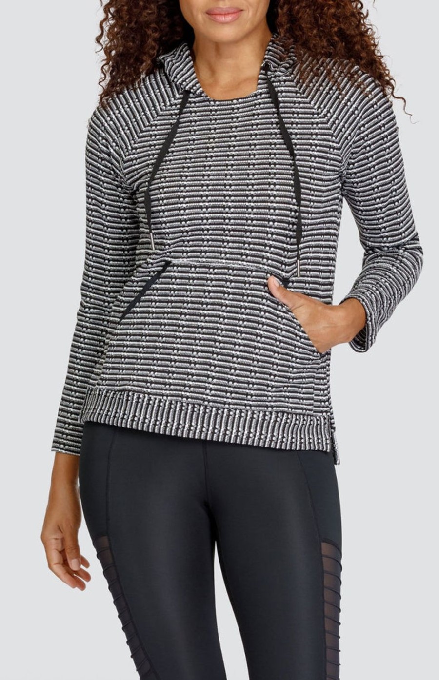 Golf Tail Activewear Long Sleeve | Aussie Pullover - Tweed Jacquard