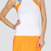 Tennis Tail Activewear Tanks | Bowie Tank - Mango Lilies - Final Sale