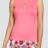 Golf Tail Activewear Sleeveless | Lander Top - Strawberry Pink