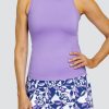 Tennis Tail Activewear Tanks | Biddie Tank - Violeta