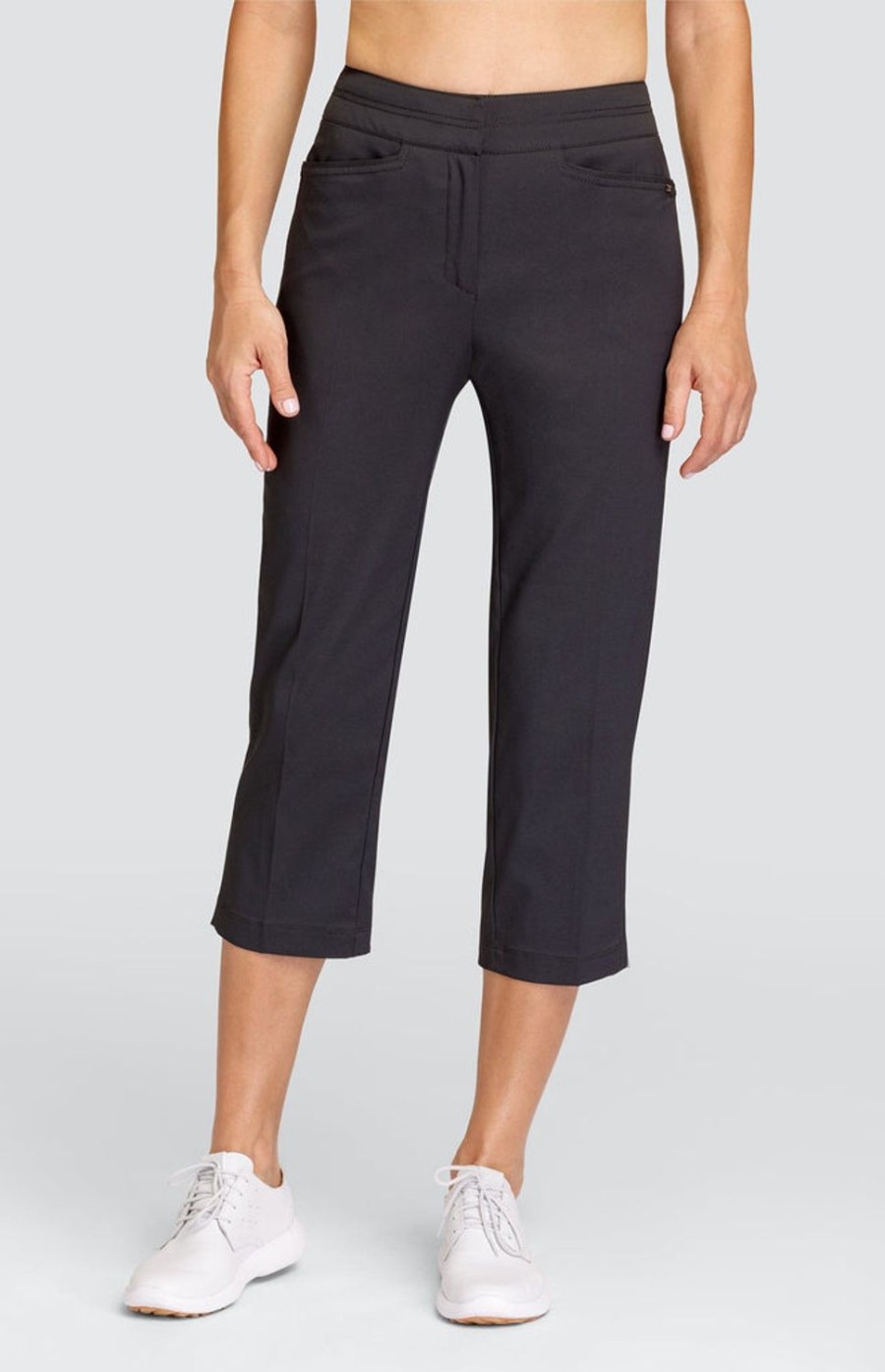 Golf Tail Activewear Capris | Classic 23" Capri - Onyx Black