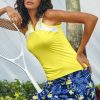 Tennis Tail Activewear Tanks | Giza Tank - Buttercup