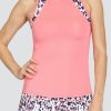 Tennis Tail Activewear Tanks | Teagan Tank - Strawberry Pink