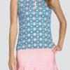 Golf Tail Activewear Sleeveless | Mea Top - Crystal Gem