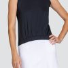 Tennis Tail Activewear Tanks | Geri Tank - Onyx Black - Final Sale