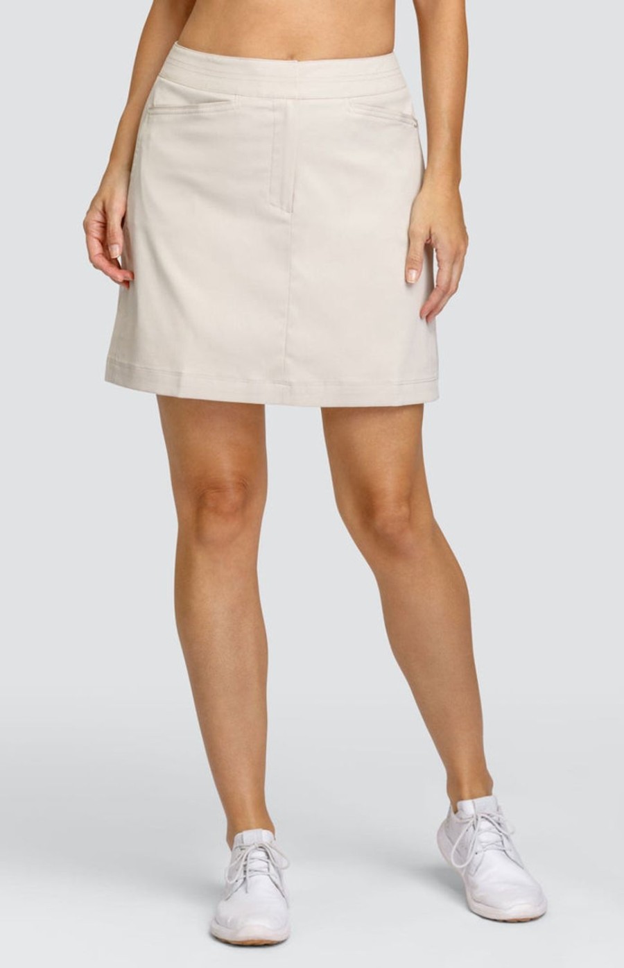 Golf Tail Activewear Skirts And Skorts | Classic 18" Skort - Tan Chino