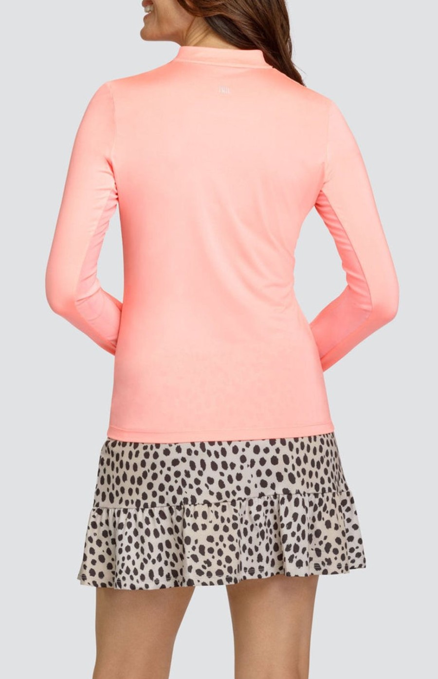 Golf Tail Activewear Long Sleeve | Nashla Top - Melon Punch