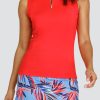 Golf Tail Activewear Sleeveless | Gigi Top - Crimson