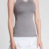 Tennis Tail Activewear Tanks | Julene Frosted Heather Tank - Final Sale