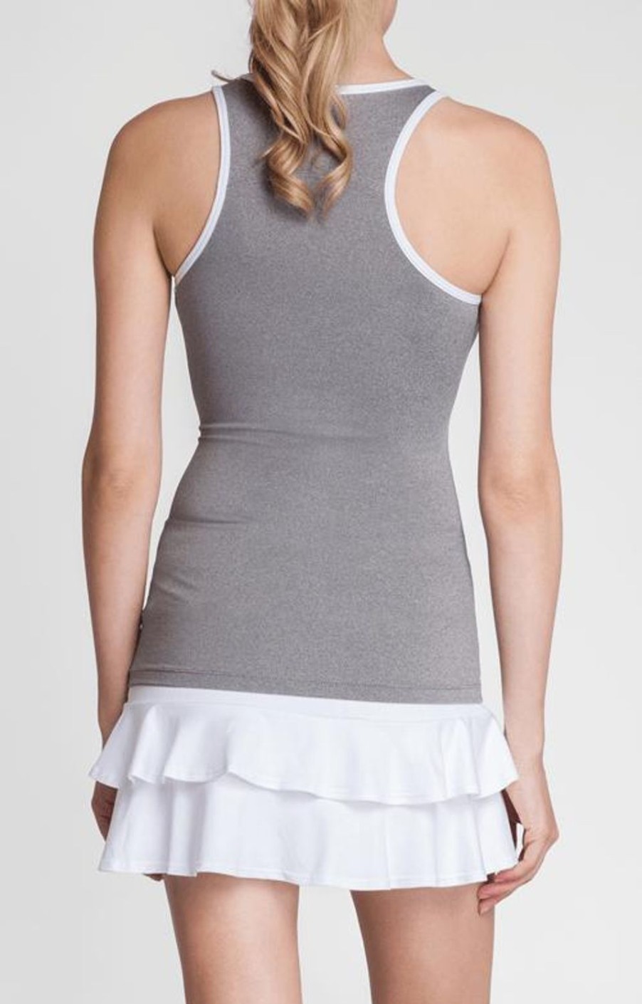 Tennis Tail Activewear Tanks | Julene Frosted Heather Tank - Final Sale