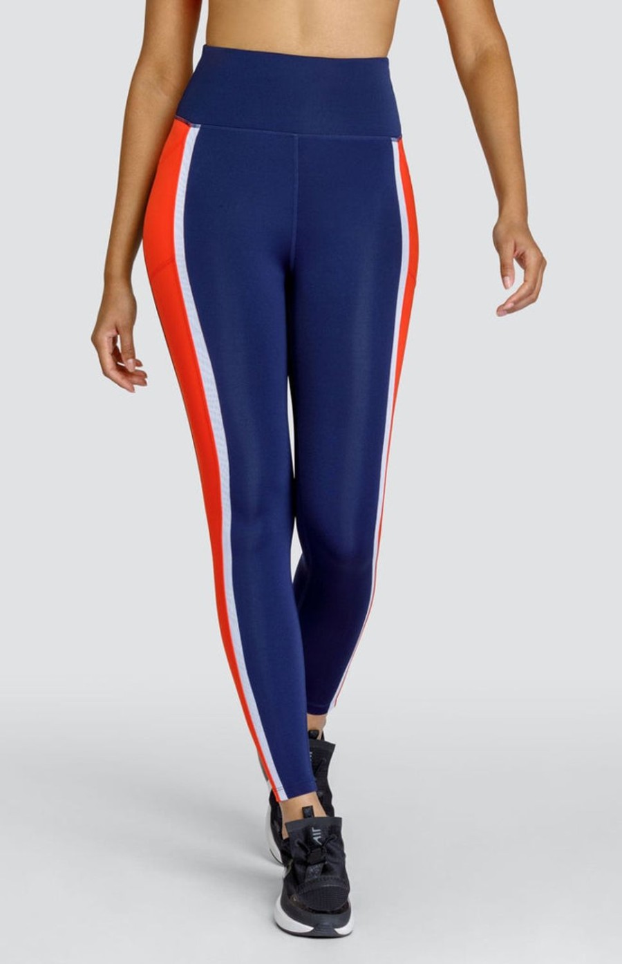 Tennis Tail Activewear Pants And Leggings | Banks 25" Leggings - Navy Blue