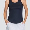 Tennis Tail Activewear Tanks | Mia Tank - Onyx Black