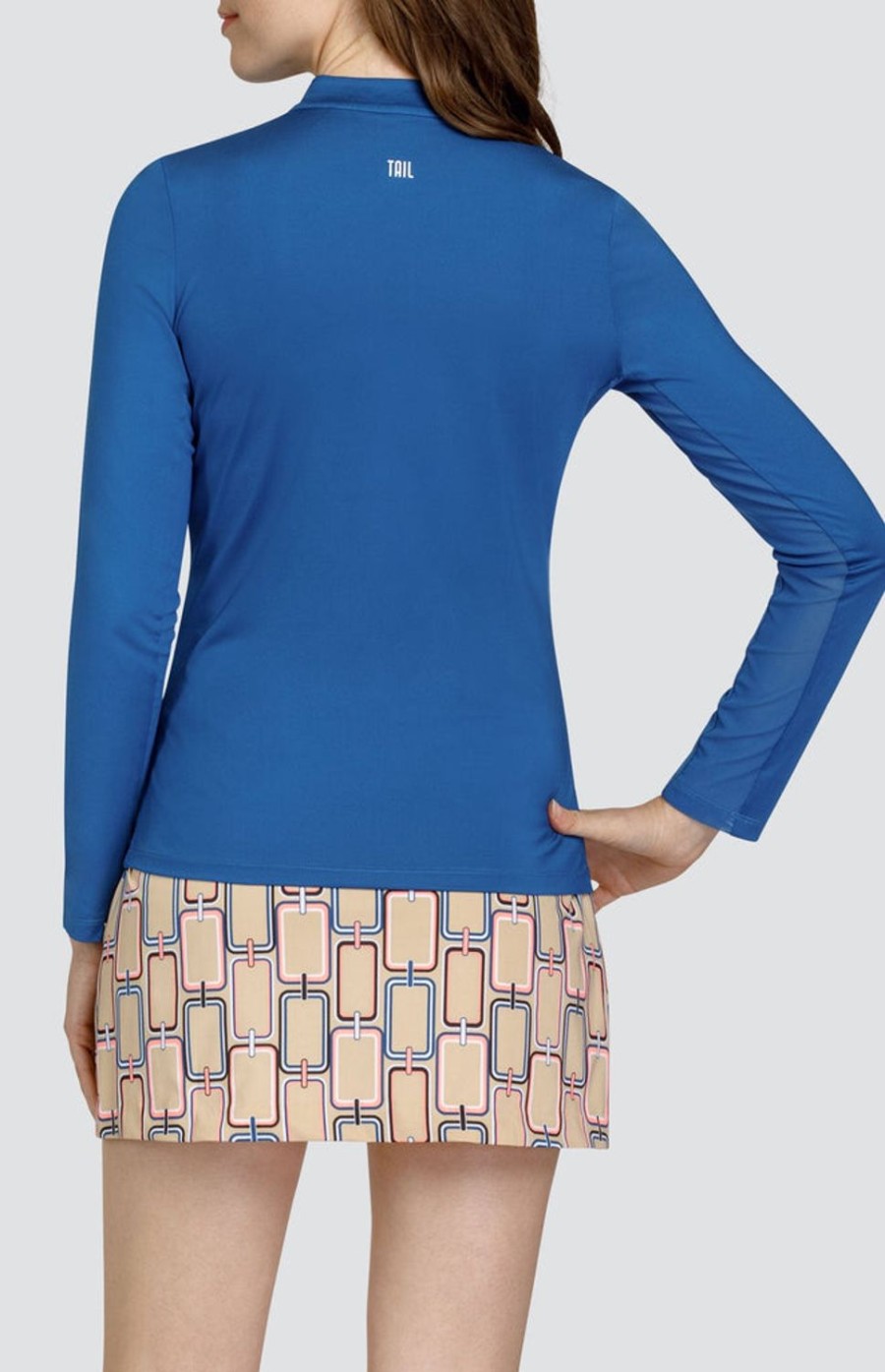 Golf Tail Activewear Long Sleeve | Nashla Top - Royal Blue