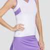 Tennis Tail Activewear Tanks | Aziza Tank - Violeta