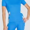 Tennis Tail Activewear Short Sleeve | Zulu Top - Fiji - Final Sale