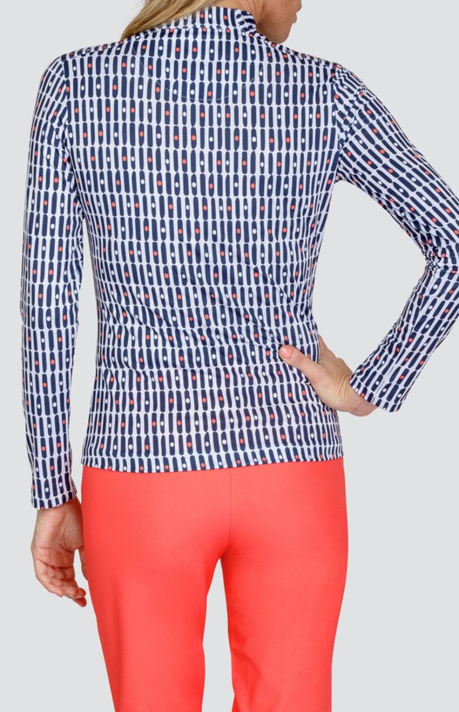 Golf Tail Activewear Long Sleeve | Emersyn Top - Marbella Geo