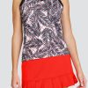 Tennis Tail Activewear Tanks | Olmsted Tank - Grid Palm