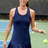 Tennis Tail Activewear | Coletta 32" Dress - Navy Blue