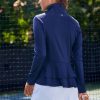 Tennis Tail Activewear | Rachel Jacket - Navy Blue