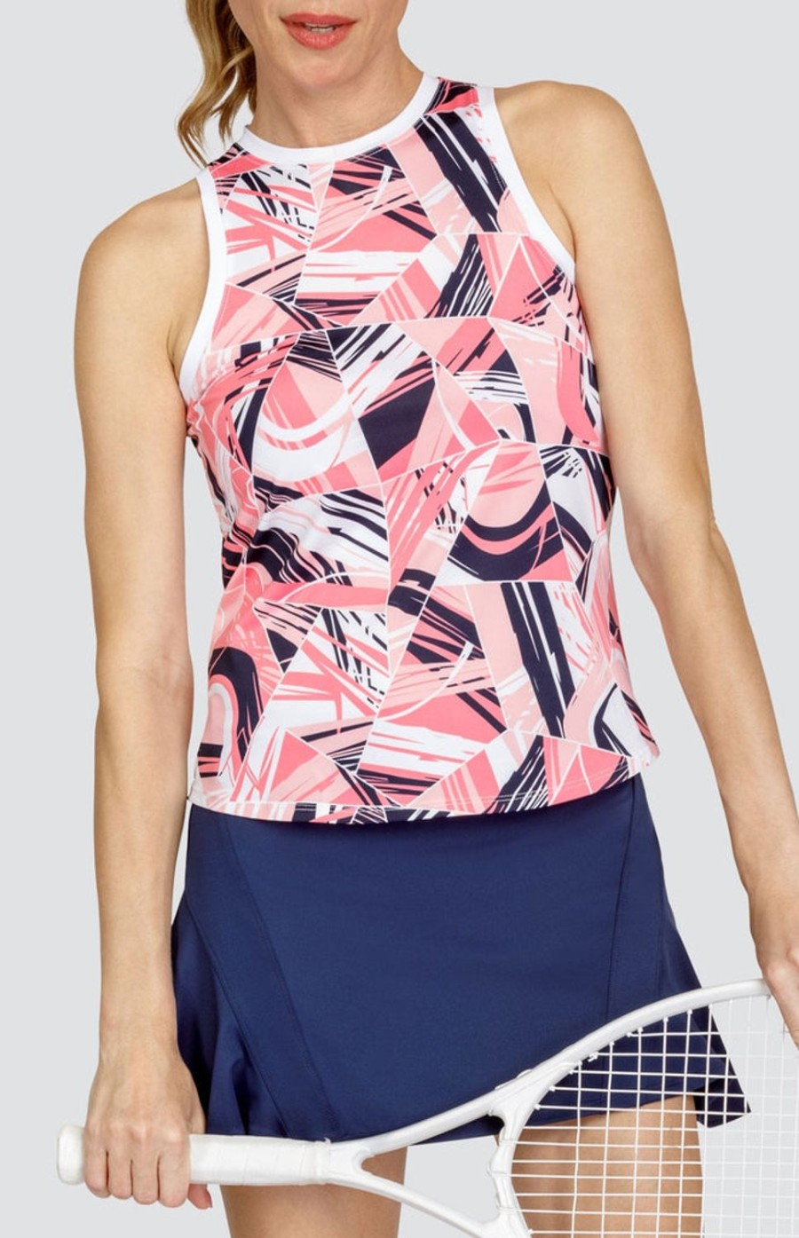 Tennis Tail Activewear Tanks | Parleen Tank - Painted Prism