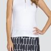 Golf Tail Activewear Sleeveless | Sheila Top - Chalk White