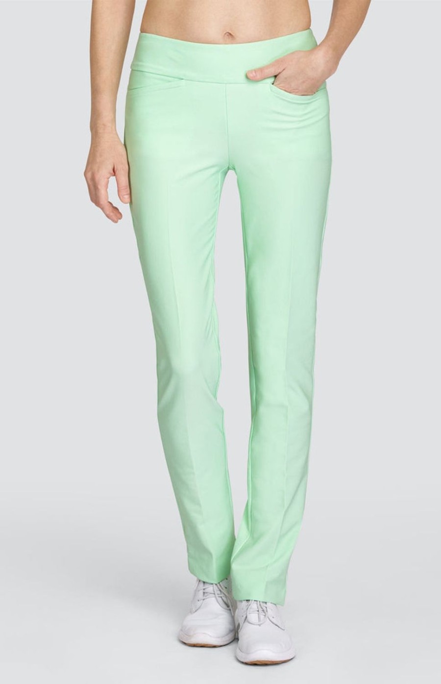 Golf Tail Activewear Long Pants | Mulligan 31" Pant - Honeydew