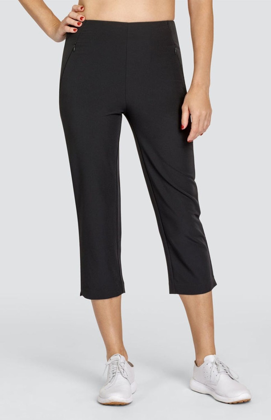 Golf Tail Activewear Capris | Allure 22" Capri - Onyx Black