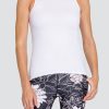 Tennis Tail Activewear Tanks | Bellamy Tank - Chalk White - Final Sale