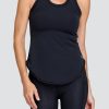 Tennis Tail Activewear Tanks | Acadia Tank - Onyx