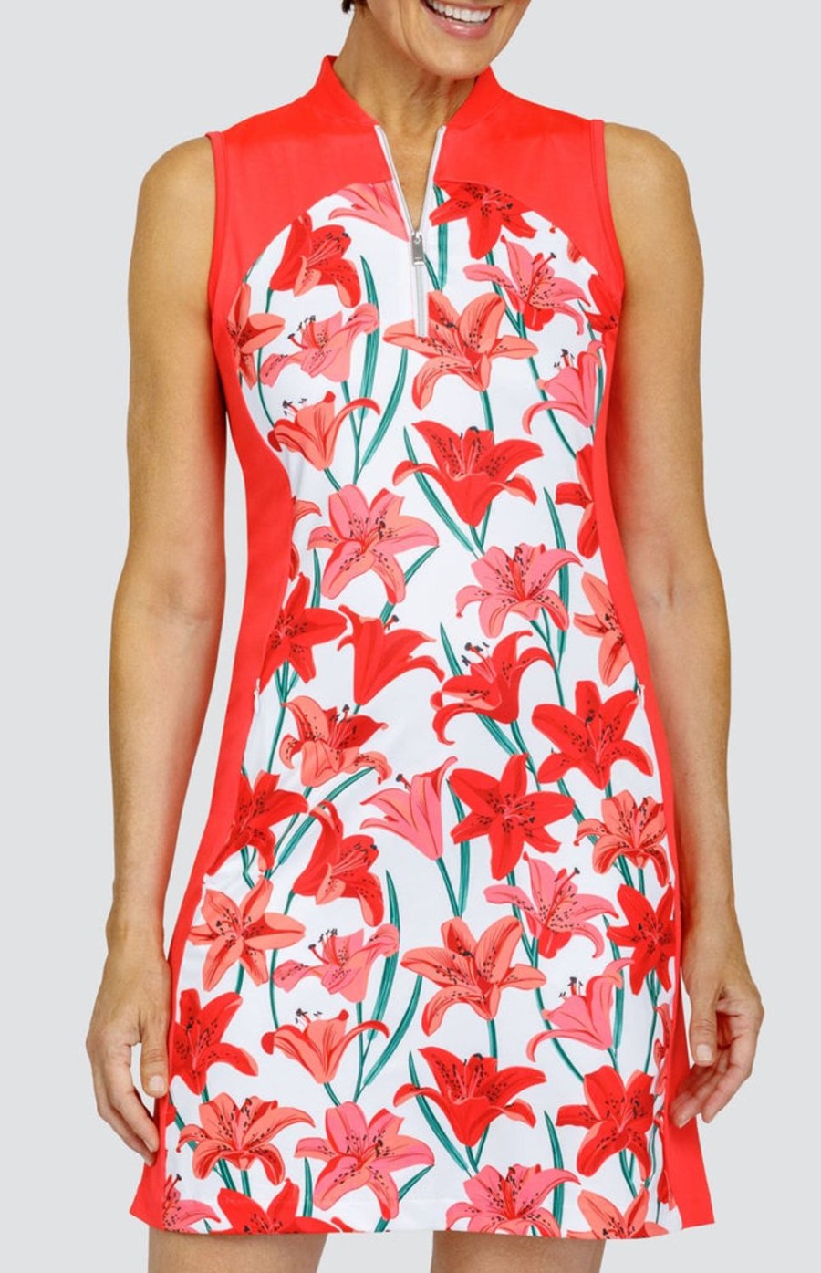 Golf Tail Activewear Sleeveless | Denia 36.5" Dress - Valencia Lilies