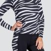 Tennis Tail Activewear Long Sleeve | Nepali Top - Wild Zebra