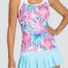 Tennis Tail Activewear Tanks | Fantasia Tank - Tropical Paradise - Final Sale