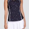 Tennis Tail Activewear Tanks | Elenora Tank - Stargaze Print - Final Sale