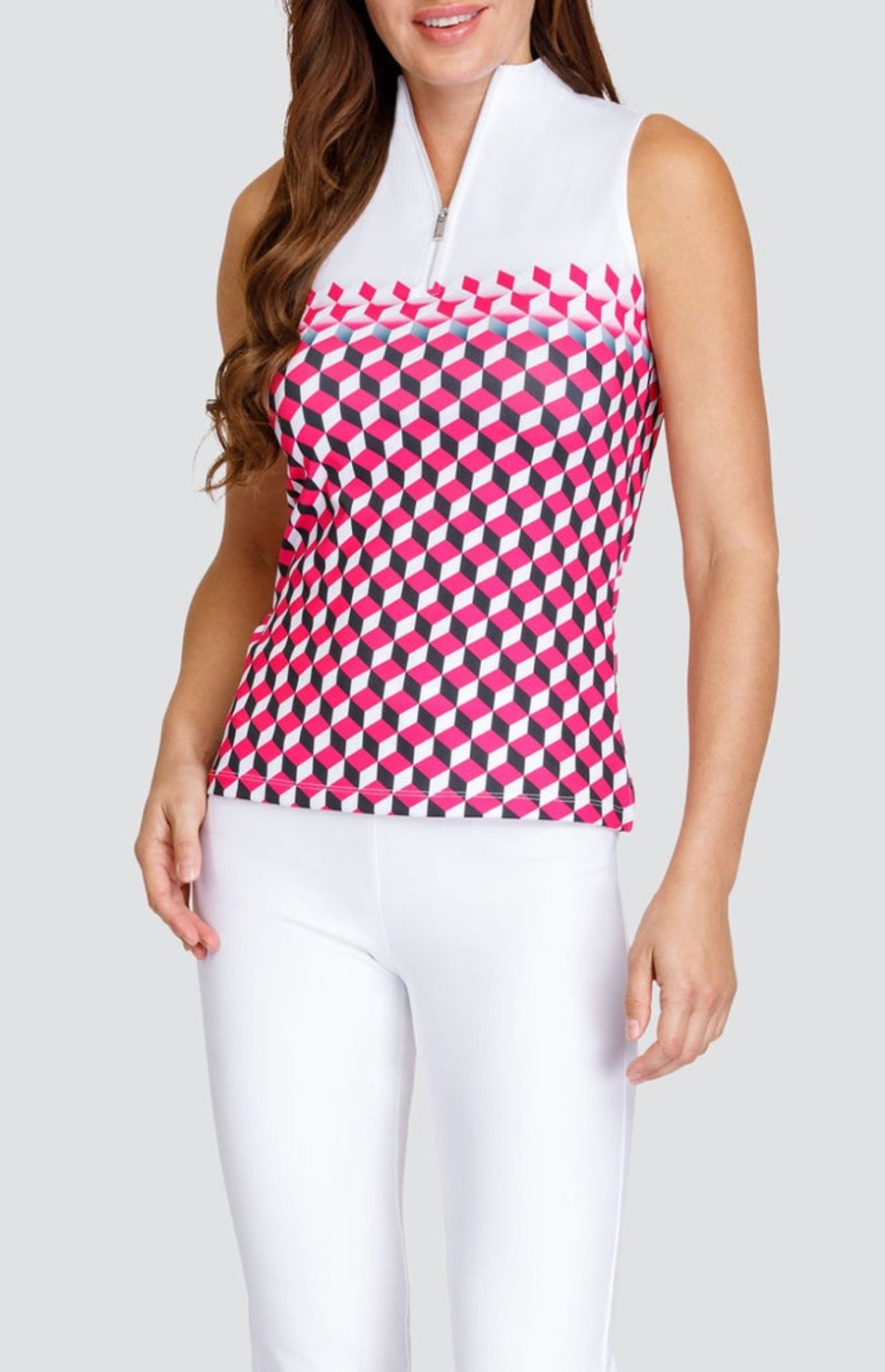 Golf Tail Activewear Sleeveless | Lua Top - Tidal Gradient