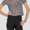 Tennis Tail Activewear Short Sleeve | Ferrara Top - Amazonia