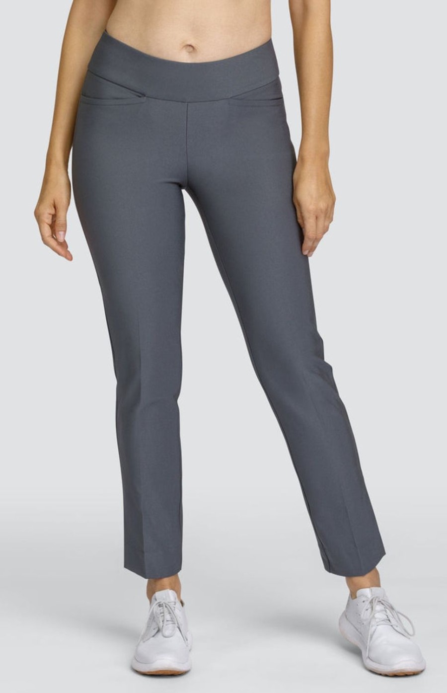 Golf Tail Activewear Ankle Pants | Mulligan 28" Ankle Pant - Ace Gray