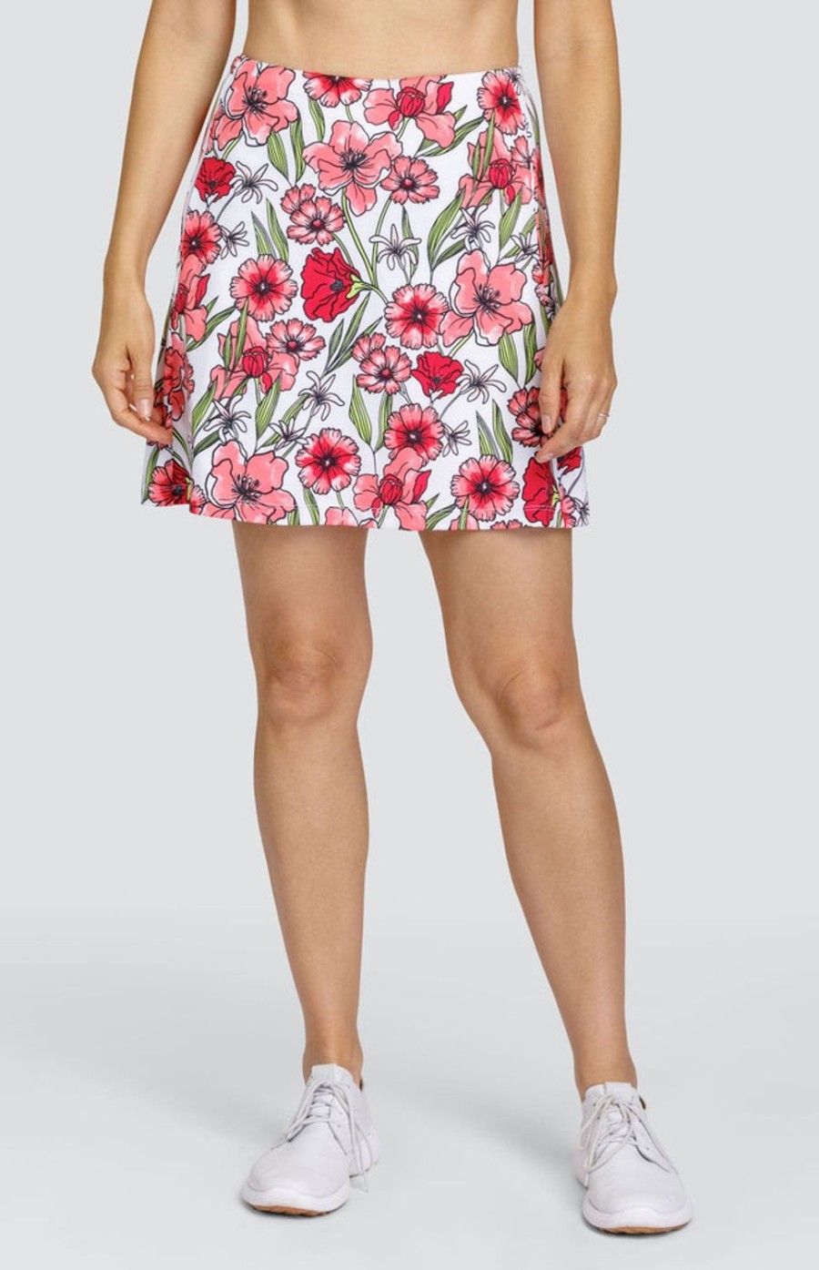 Golf Tail Activewear Skirts And Skorts | Daylah 18" Skort - Strawberry Blossoms