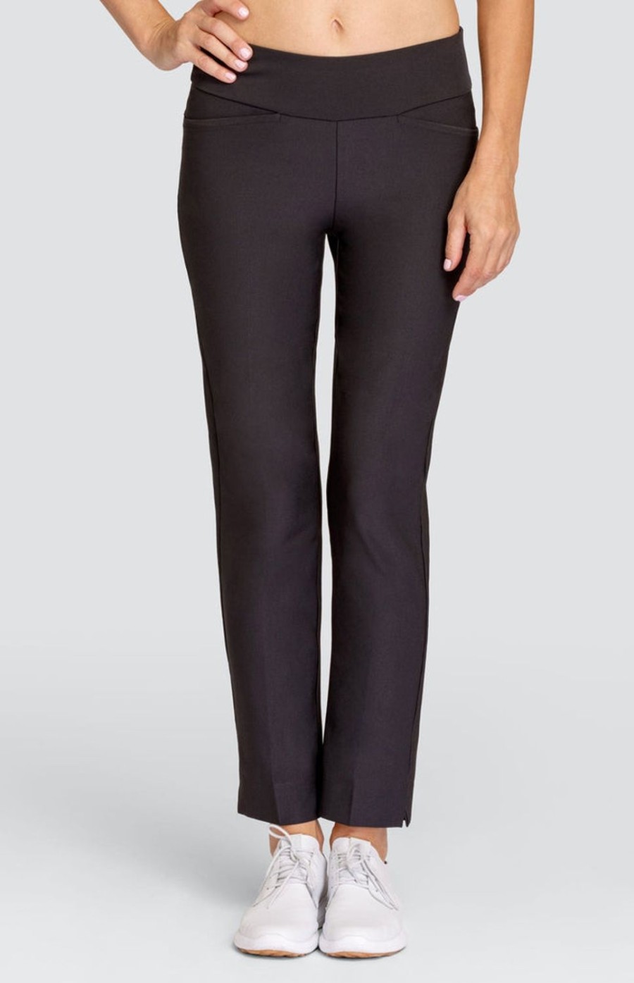 Golf Tail Activewear Ankle Pants | Mulligan 28" Ankle Pant - Onyx Black