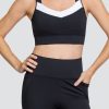 Tennis Tail Activewear Sports Bras | Elliot Sports Bra - Onyx Black - Final Sale