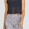 Tennis Tail Activewear Tanks | Gio Tank - Onyx Black