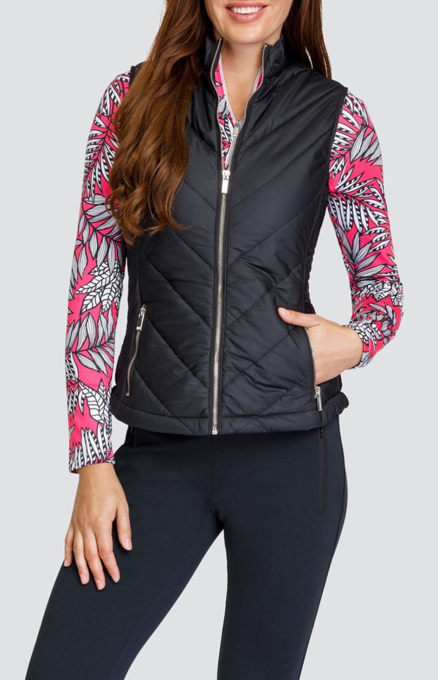 Golf Tail Activewear | Sonny Vest - Onyx Black