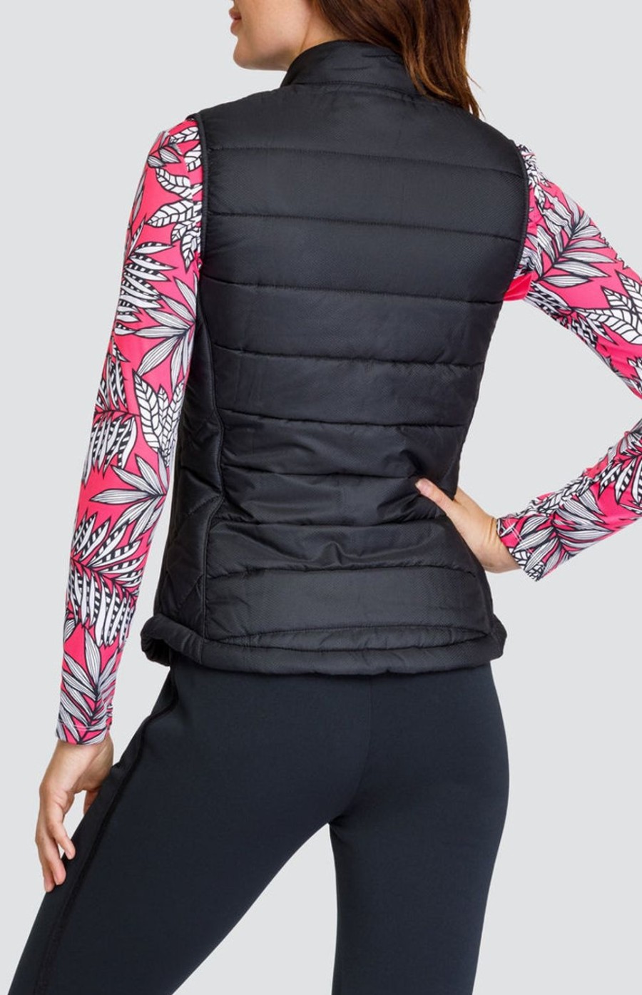 Golf Tail Activewear | Sonny Vest - Onyx Black