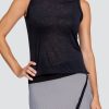 Tennis Tail Activewear Tanks | Amira Tank - Onyx Black